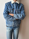 Levi's 1980s sherpa denim trucker