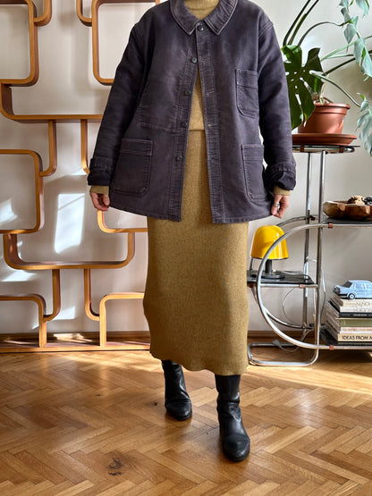 1980s JIL SANDER+ knit long dress