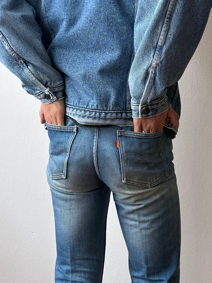 Levi's 1980s sherpa denim trucker
