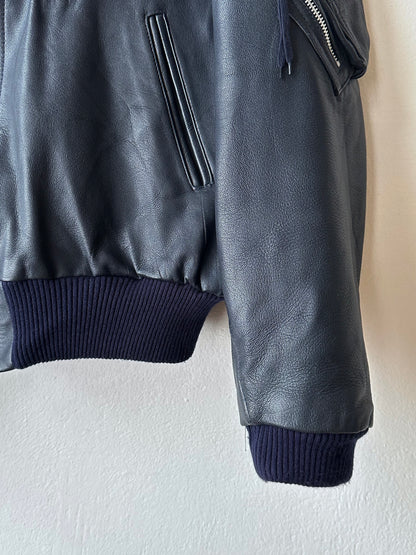 2000s~ German Air Force Leather Flight Jacket