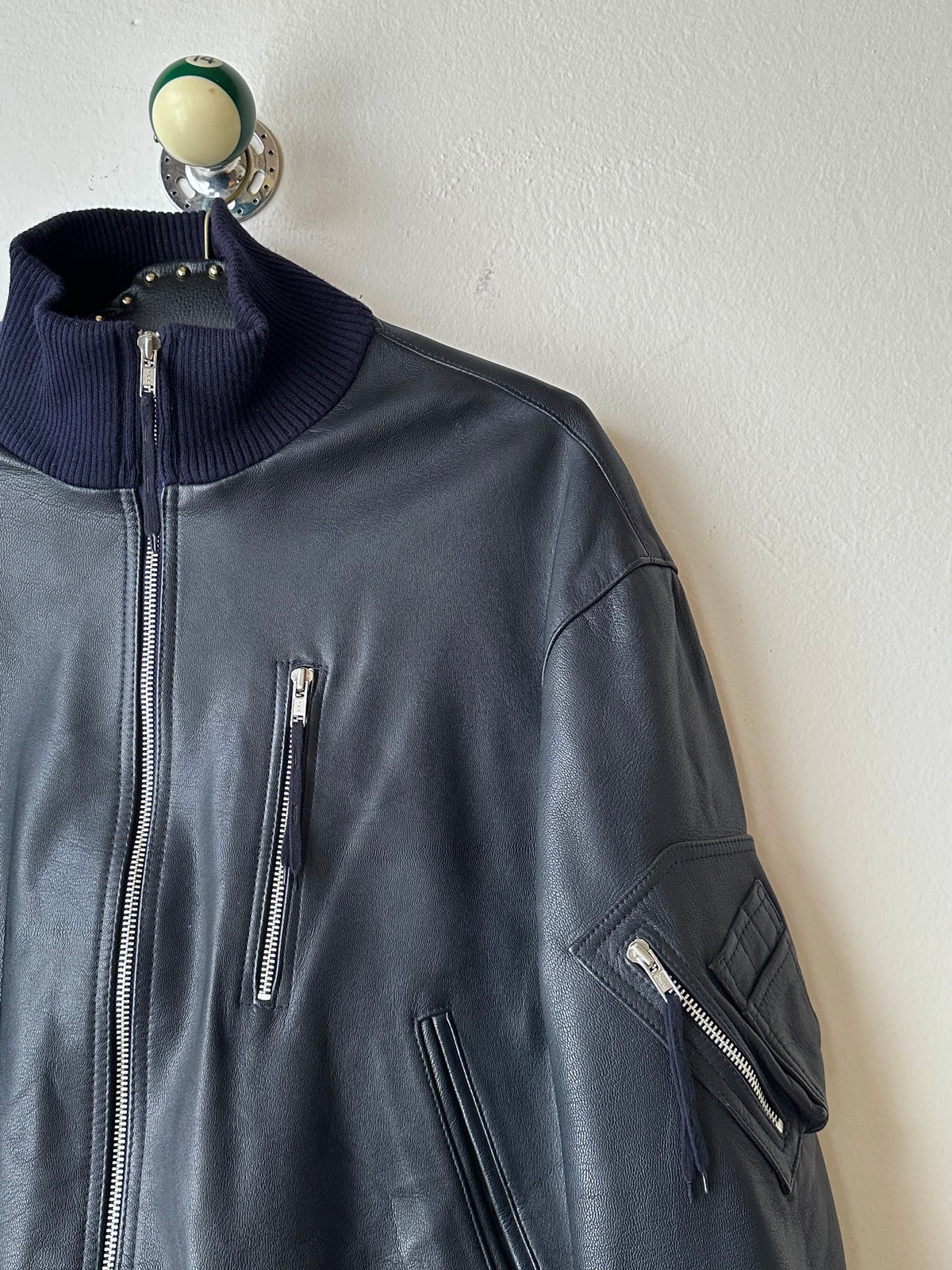 2000s~ German Air Force Leather Flight Jacket