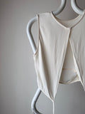 back cross off-white tank