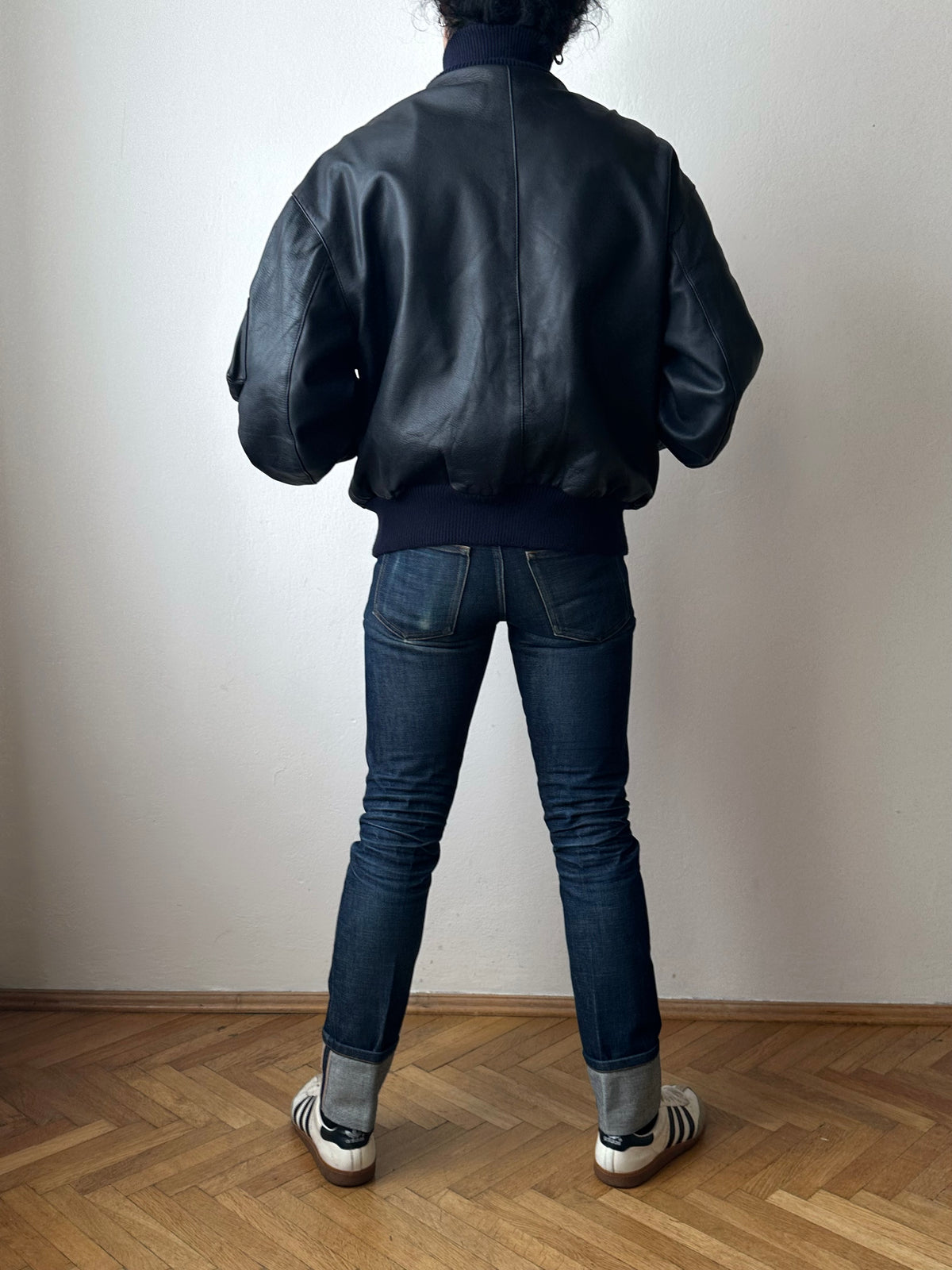 2000s~ German Air Force Leather Flight Jacket