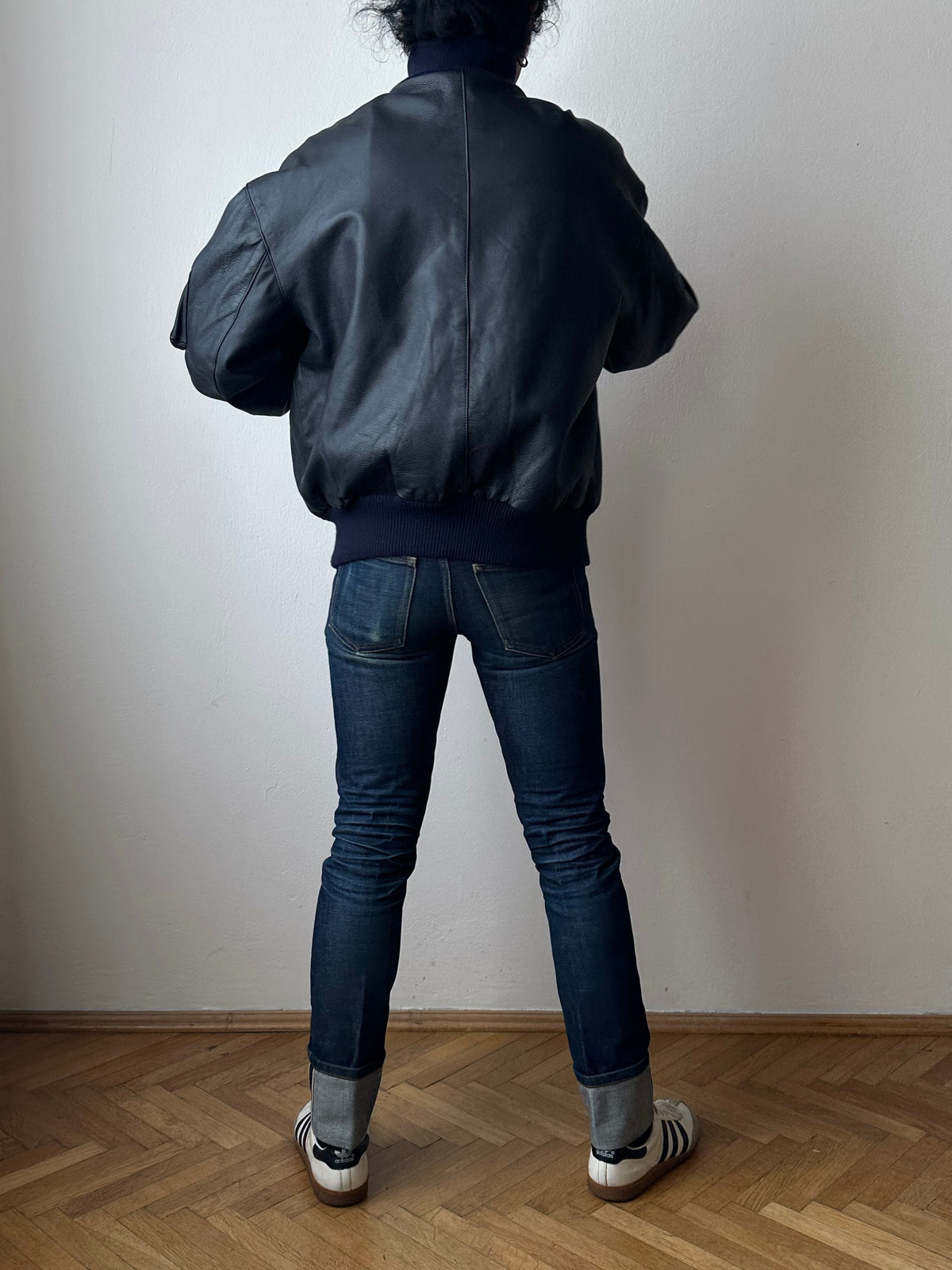 2000s~ German Air Force Leather Flight Jacket