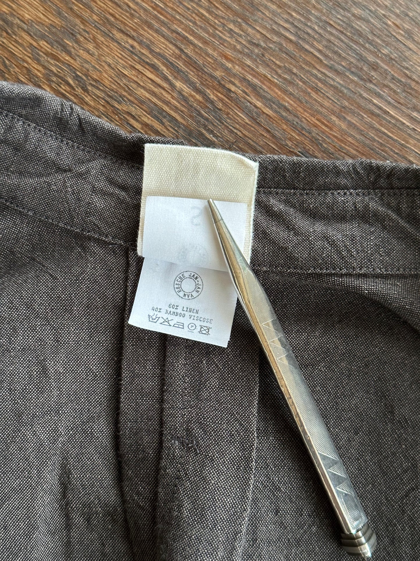 JAN-JAN VAN ESSCHE Linen shirt
