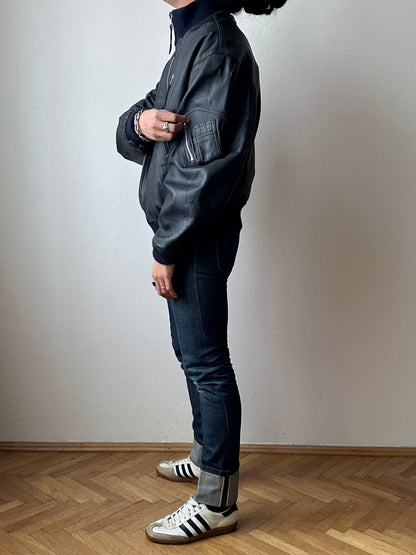 2000s~ German Air Force Leather Flight Jacket