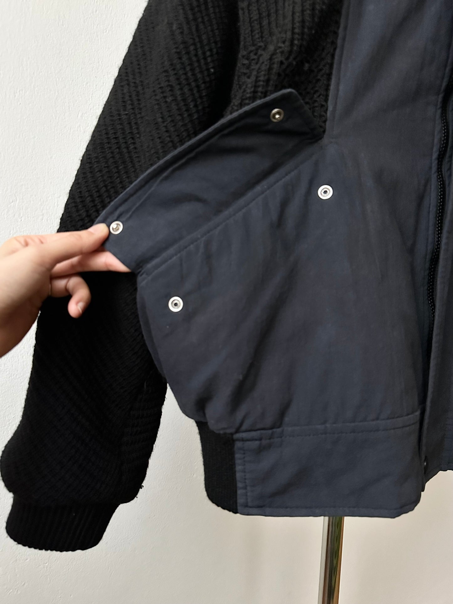 Italy cotton knit jacket