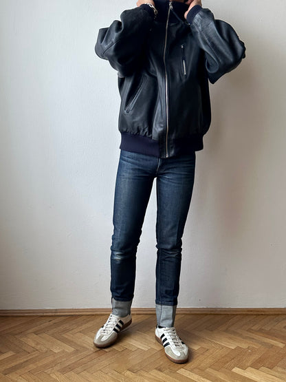 2000s~ German Air Force Leather Flight Jacket