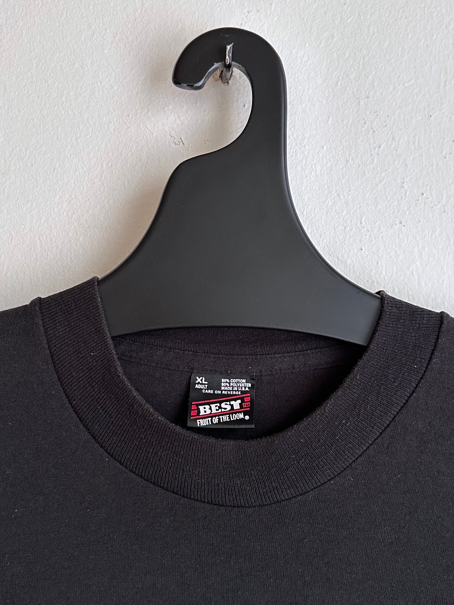 90s Black pocket tee - XL