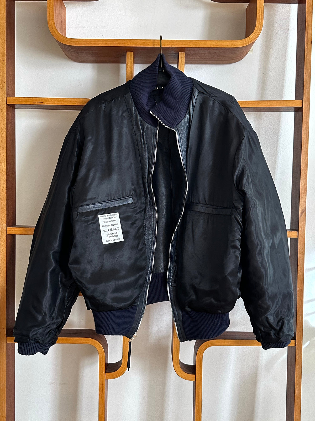 2000s~ German Air Force Leather Flight Jacket