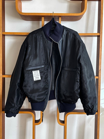 2000s~ German Air Force Leather Flight Jacket