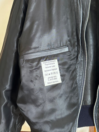2000s~ German Air Force Leather Flight Jacket