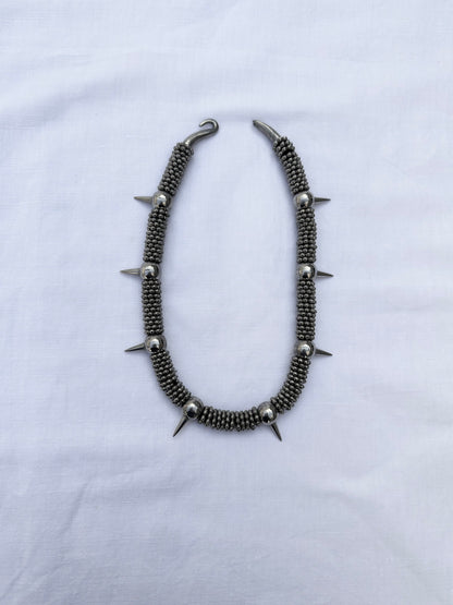 vintage fetish spiked collar