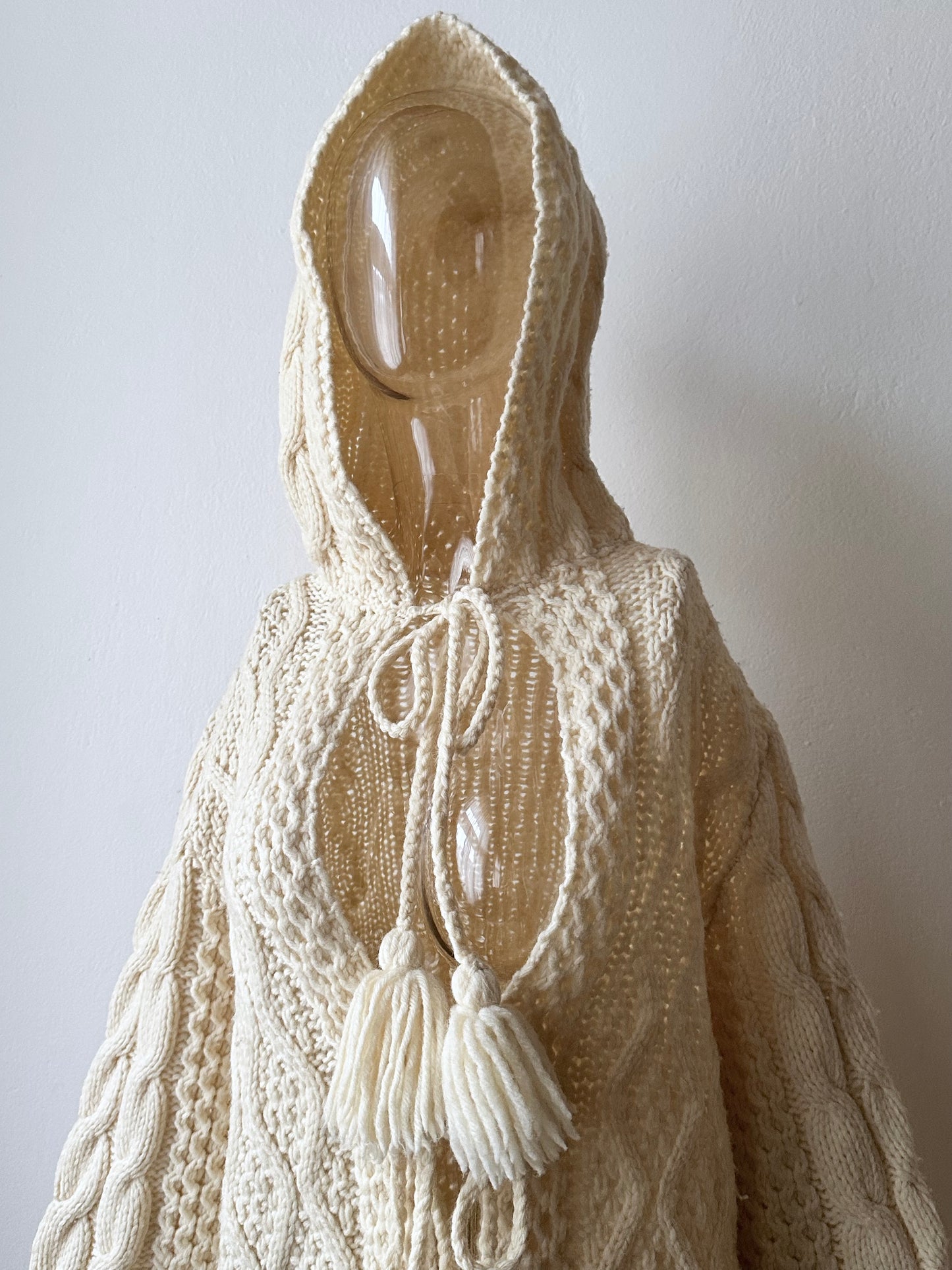 Handmade wool hooded jacket
