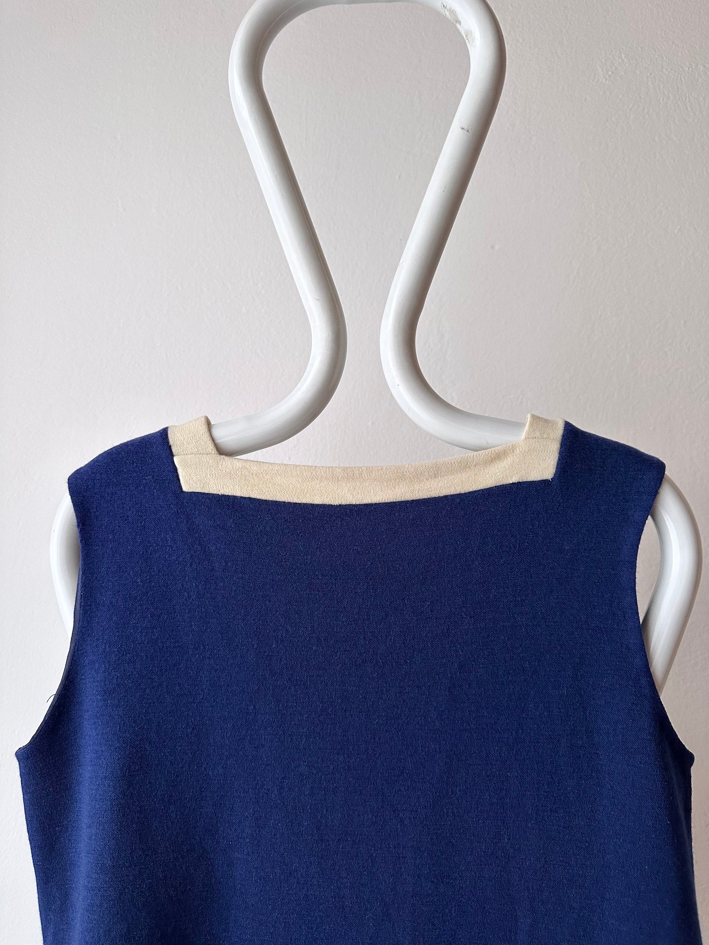 vintage wool acryl knit vest