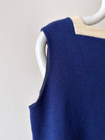 vintage wool acryl knit vest