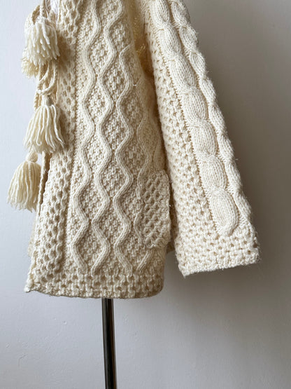 Handmade wool hooded jacket