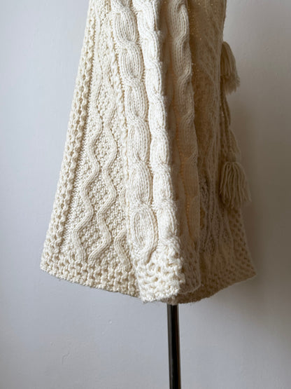 Handmade wool hooded jacket