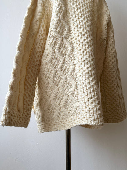 Handmade wool hooded jacket