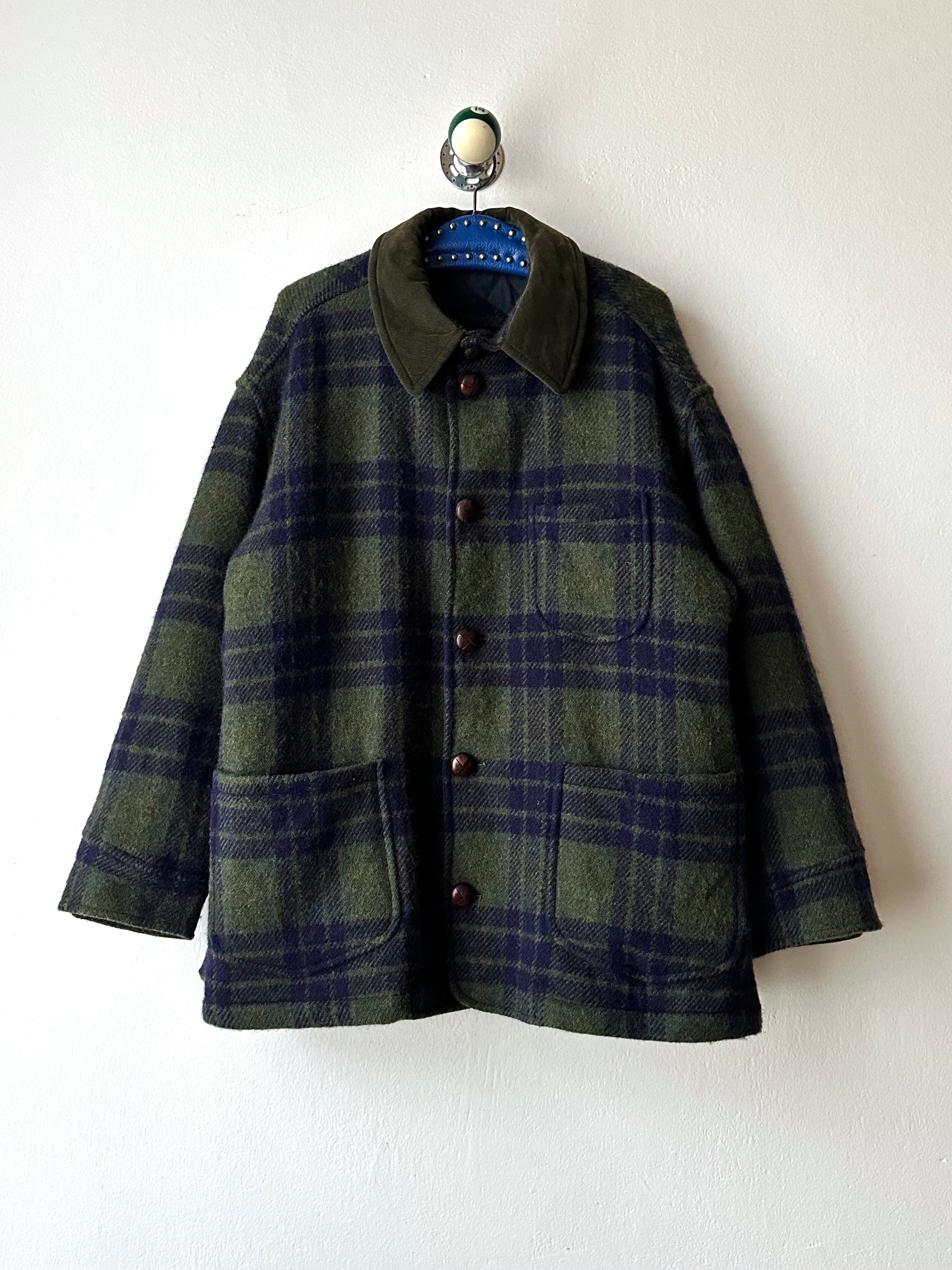 1980's Hugo Boss Chore Jacket ボス Toto Praha Vintage clothing store プラハ 古着屋 Antique shop ヴィンテージ カバーオール ウール Wool Rare レアヒューゴボス ユーロ古着 ヨーロッパ古着 ユーロヴィンテージ  Prague totototip 