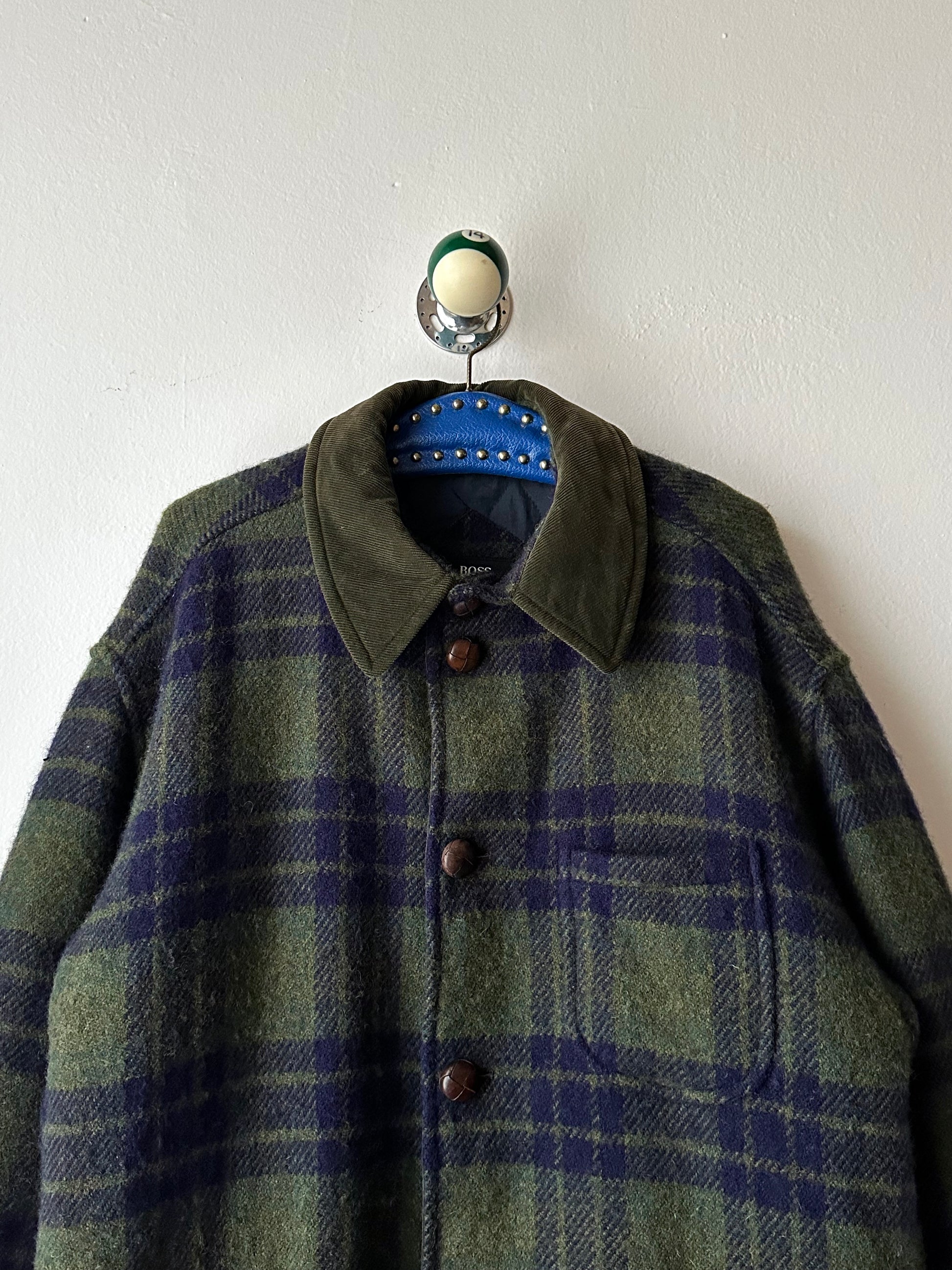 1980's Hugo Boss Chore Jacket ボス Toto Praha Vintage clothing store プラハ 古着屋 Antique shop ヴィンテージ カバーオール ウール Wool Rare レアヒューゴボス ユーロ古着 ヨーロッパ古着 ユーロヴィンテージ  Prague totototip 