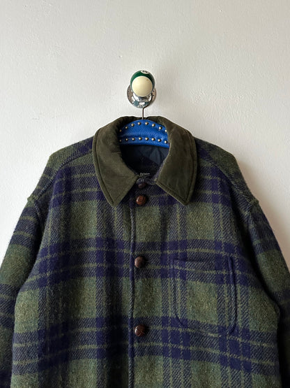 1980's Hugo Boss Chore Jacket ボス Toto Praha Vintage clothing store プラハ 古着屋 Antique shop ヴィンテージ カバーオール ウール Wool Rare レアヒューゴボス ユーロ古着 ヨーロッパ古着 ユーロヴィンテージ  Prague totototip 