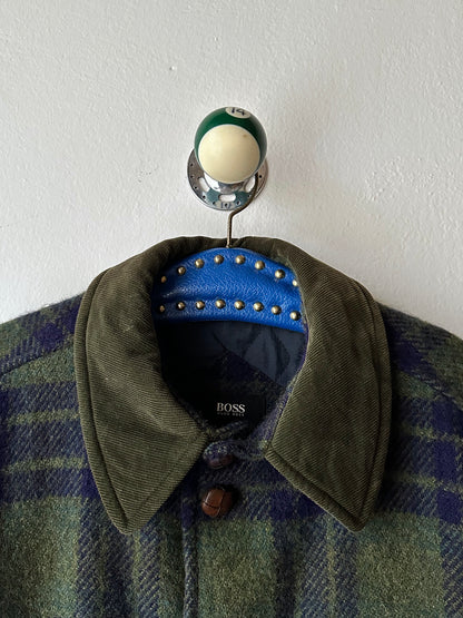 1980's Hugo Boss Chore Jacket ボス Toto Praha Vintage clothing store プラハ 古着屋 Antique shop ヴィンテージ カバーオール ウール Wool Rare レアヒューゴボス ユーロ古着 ヨーロッパ古着 ユーロヴィンテージ  Prague totototip 