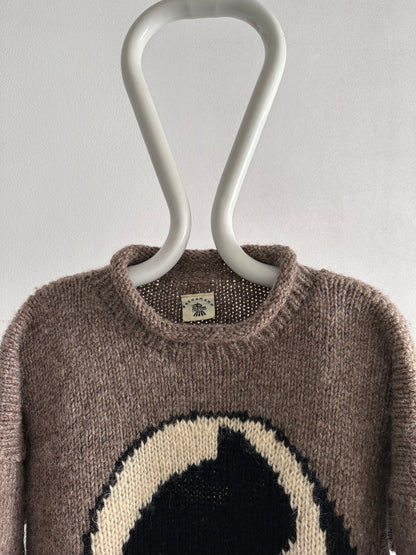 Pachamama Yin yang wool jumper - XL