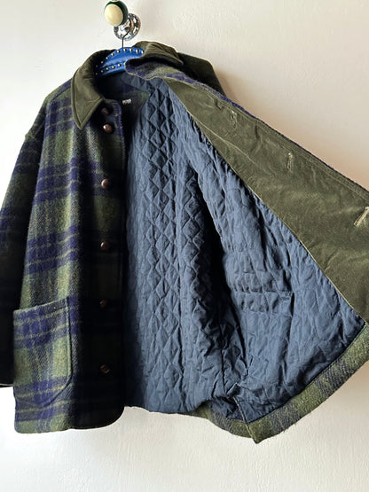 1980's Hugo Boss Chore Jacket ボス Toto Praha Vintage clothing store プラハ 古着屋 Antique shop ヴィンテージ カバーオール ウール Wool Rare レアヒューゴボス ユーロ古着 ヨーロッパ古着 ユーロヴィンテージ  Prague totototip 