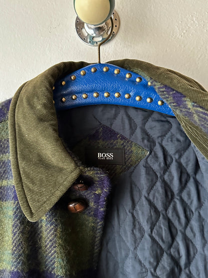 1980's Hugo Boss Chore Jacket ボス Toto Praha Vintage clothing store プラハ 古着屋 Antique shop ヴィンテージ カバーオール ウール Wool Rare レアヒューゴボス ユーロ古着 ヨーロッパ古着 ユーロヴィンテージ  Prague totototip 