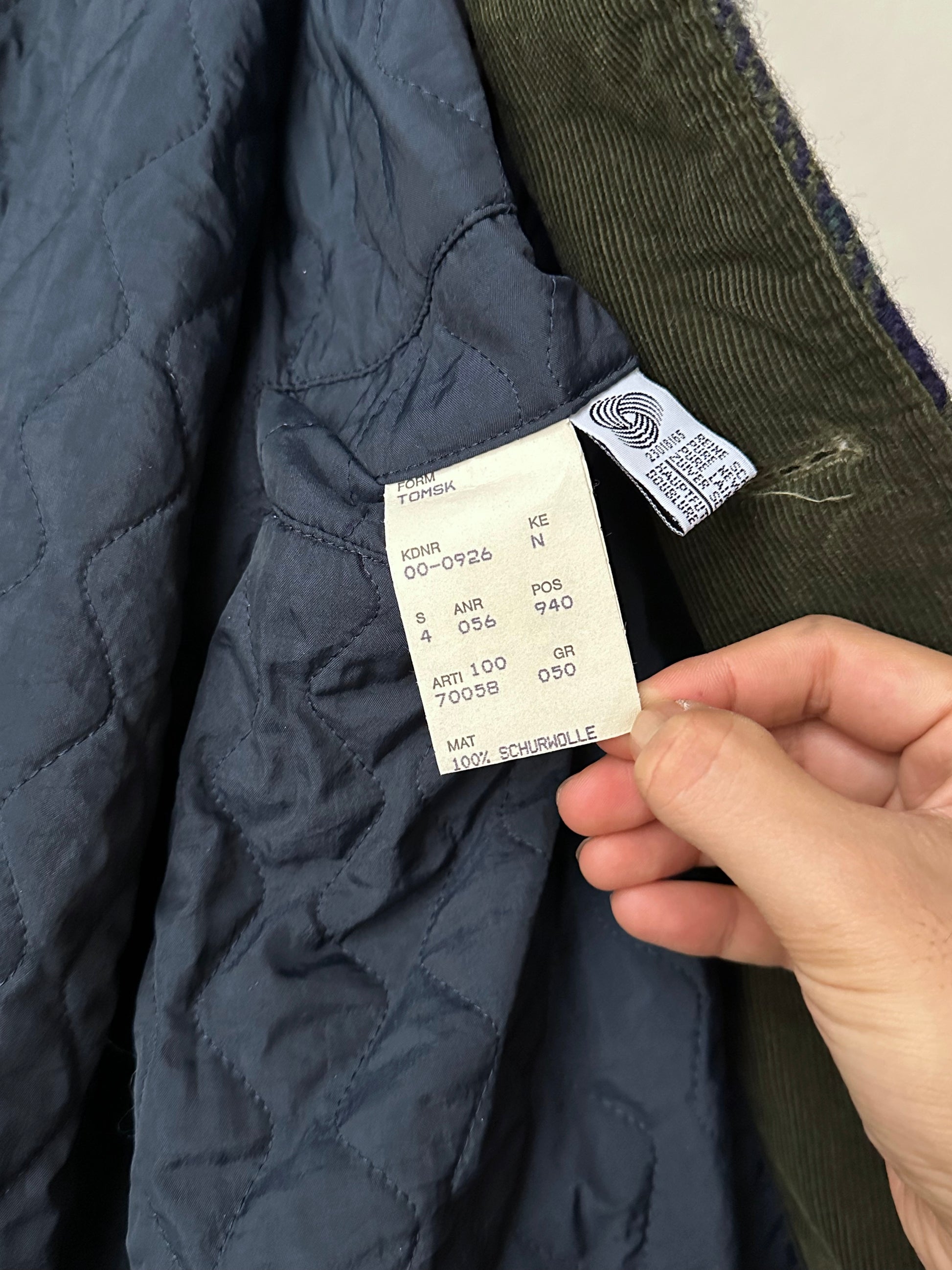 1980's Hugo Boss Chore Jacket ボス Toto Praha Vintage clothing store プラハ 古着屋 Antique shop ヴィンテージ カバーオール ウール Wool Rare レアヒューゴボス ユーロ古着 ヨーロッパ古着 ユーロヴィンテージ  Prague totototip 