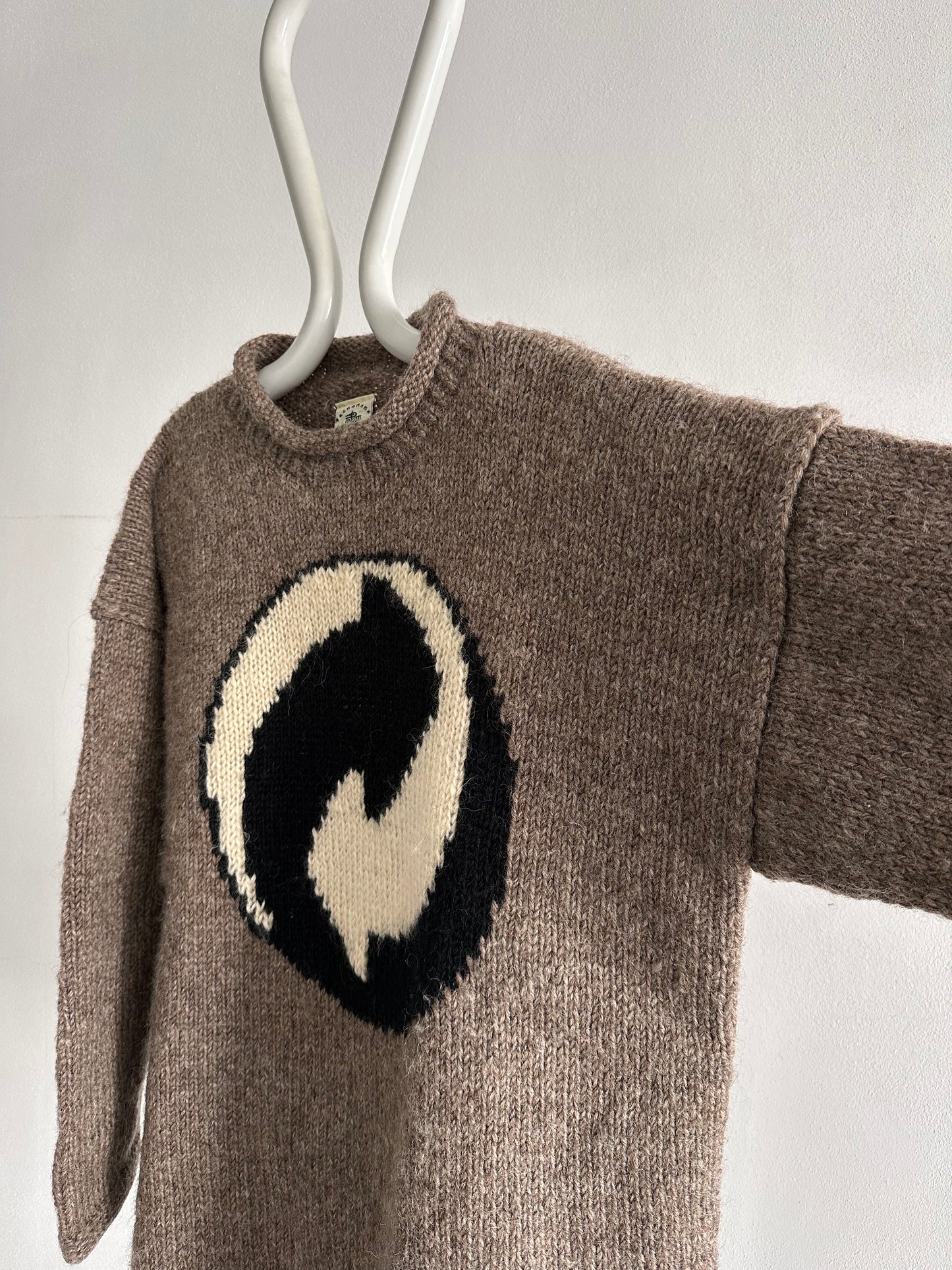 Pachamama Yin yang wool jumper - XL