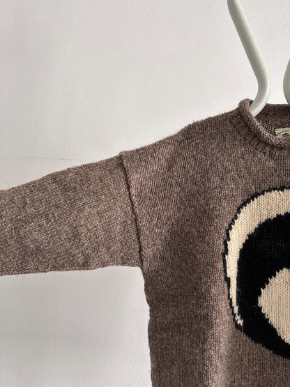 Pachamama Yin yang wool jumper - XL