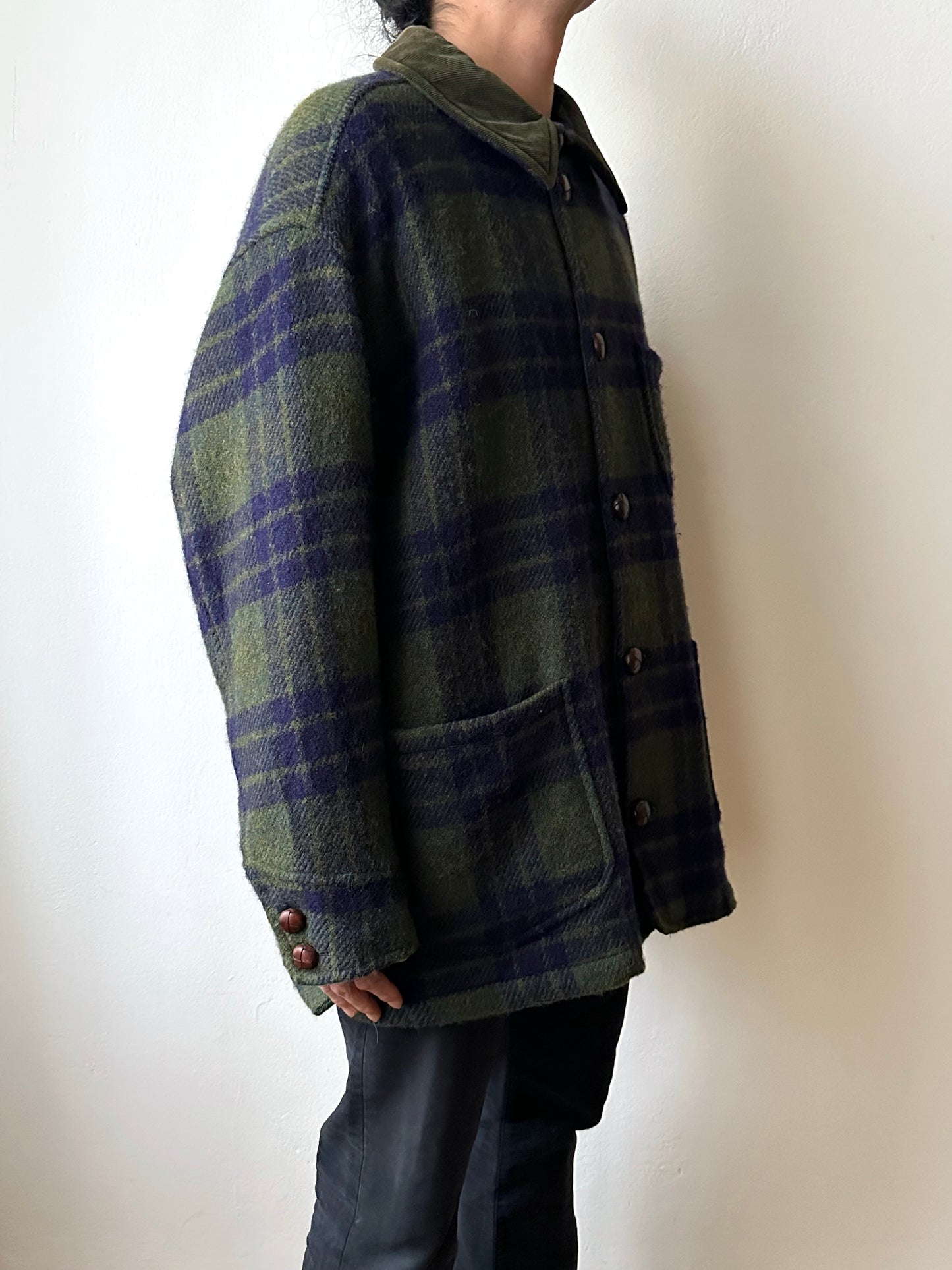 1980's Hugo Boss Chore Jacket ボス Toto Praha Vintage clothing store プラハ 古着屋 Antique shop ヴィンテージ カバーオール ウール Wool Rare レアヒューゴボス ユーロ古着 ヨーロッパ古着 ユーロヴィンテージ  Prague totototip 