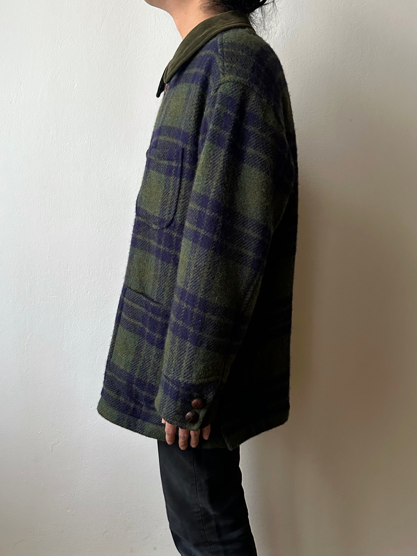 1980's Hugo Boss Chore Jacket ボス Toto Praha Vintage clothing store プラハ 古着屋 Antique shop ヴィンテージ カバーオール ウール Wool Rare レアヒューゴボス ユーロ古着 ヨーロッパ古着 ユーロヴィンテージ  Prague totototip 