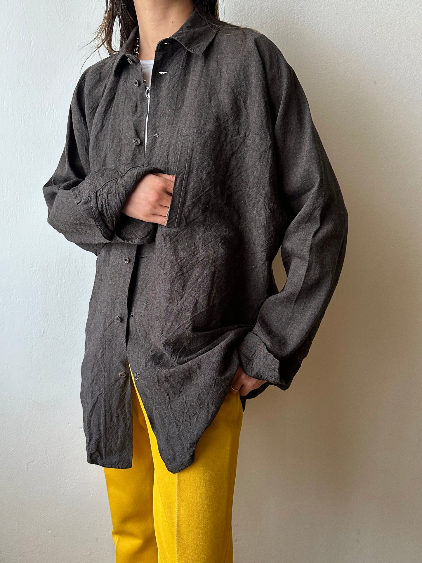 JAN-JAN VAN ESSCHE Linen shirt