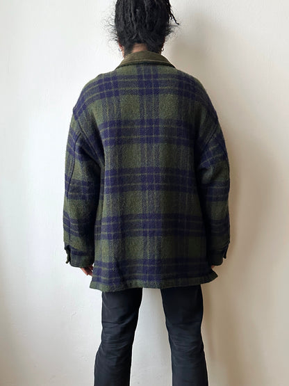 1980's Hugo Boss Chore Jacket ボス Toto Praha Vintage clothing store プラハ 古着屋 Antique shop ヴィンテージ カバーオール ウール Wool Rare レアヒューゴボス ユーロ古着 ヨーロッパ古着 ユーロヴィンテージ  Prague totototip 