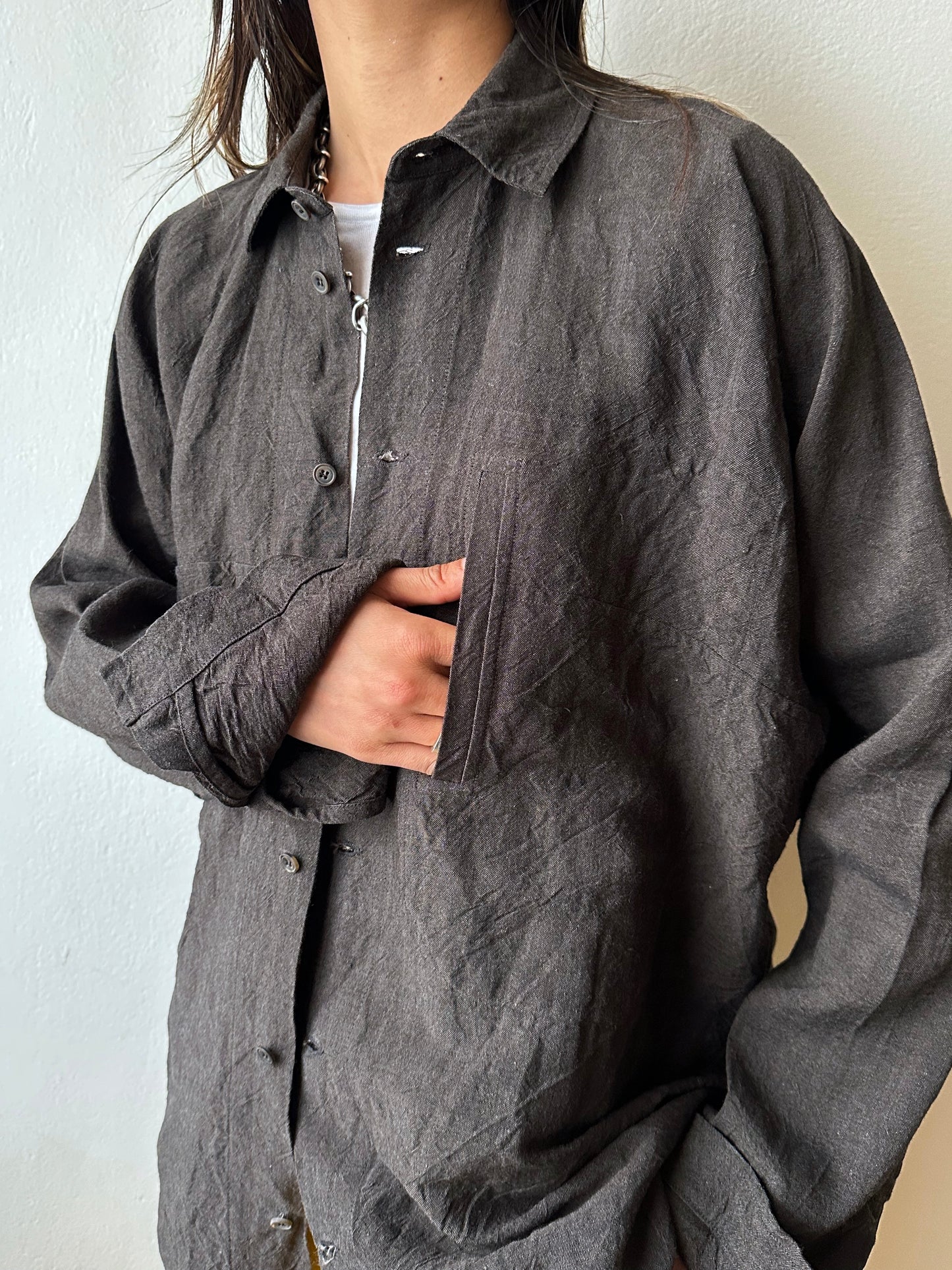 JAN-JAN VAN ESSCHE Linen shirt