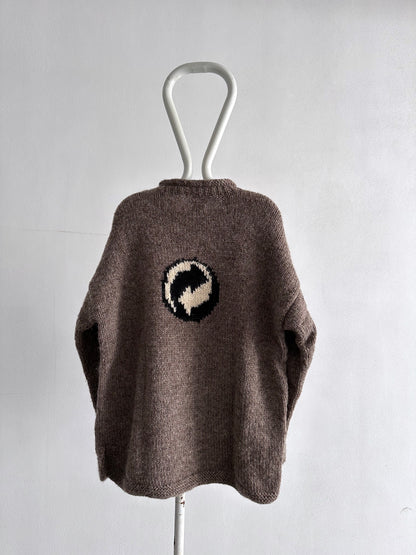 Pachamama Yin yang wool jumper - XL