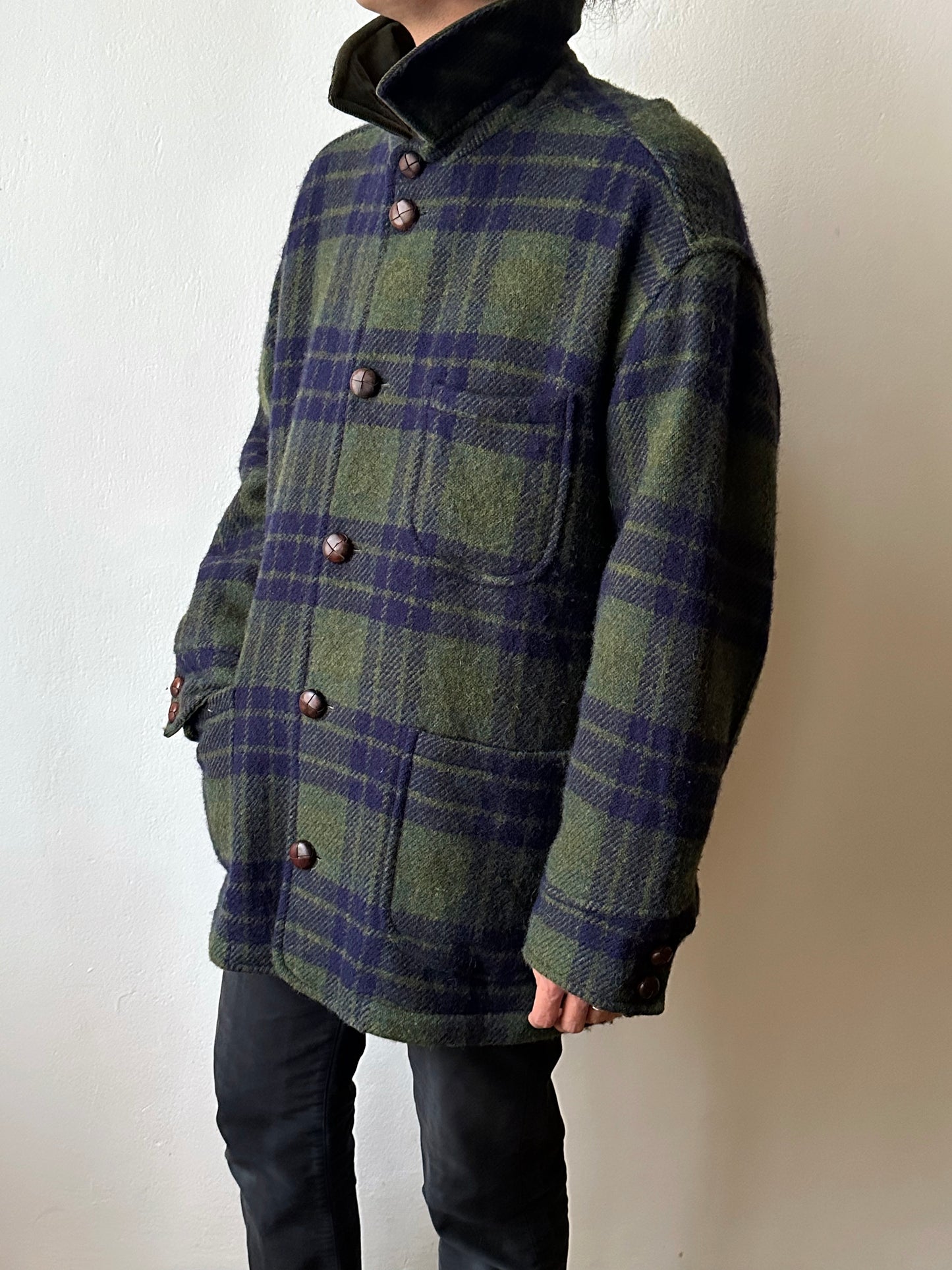 1980's Hugo Boss Chore Jacket ボス Toto Praha Vintage clothing store プラハ 古着屋 Antique shop ヴィンテージ カバーオール ウール Wool Rare レアヒューゴボス ユーロ古着 ヨーロッパ古着 ユーロヴィンテージ  Prague totototip 