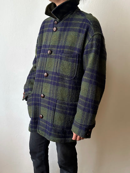1980's Hugo Boss Chore Jacket ボス Toto Praha Vintage clothing store プラハ 古着屋 Antique shop ヴィンテージ カバーオール ウール Wool Rare レアヒューゴボス ユーロ古着 ヨーロッパ古着 ユーロヴィンテージ  Prague totototip 