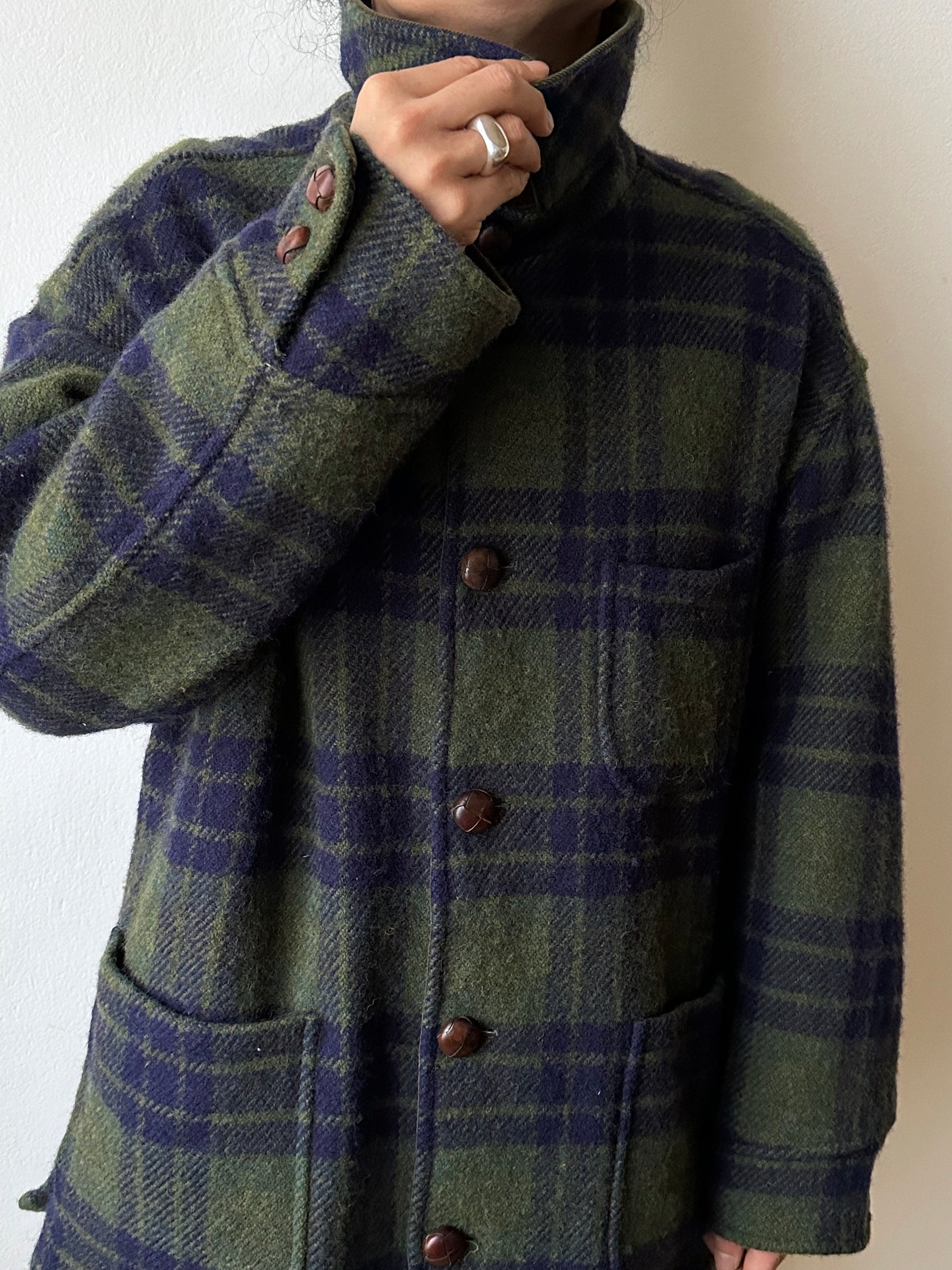 1980's Hugo Boss Chore Jacket ボス Toto Praha Vintage clothing store プラハ 古着屋 Antique shop ヴィンテージ カバーオール ウール Wool Rare レアヒューゴボス ユーロ古着 ヨーロッパ古着 ユーロヴィンテージ  Prague totototip 