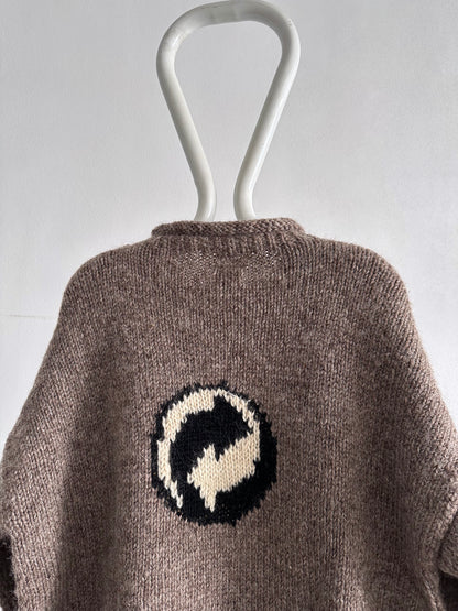 Pachamama Yin yang wool jumper - XL