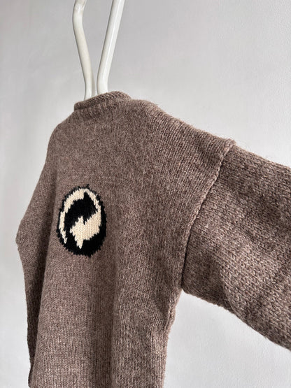 Pachamama Yin yang wool jumper - XL