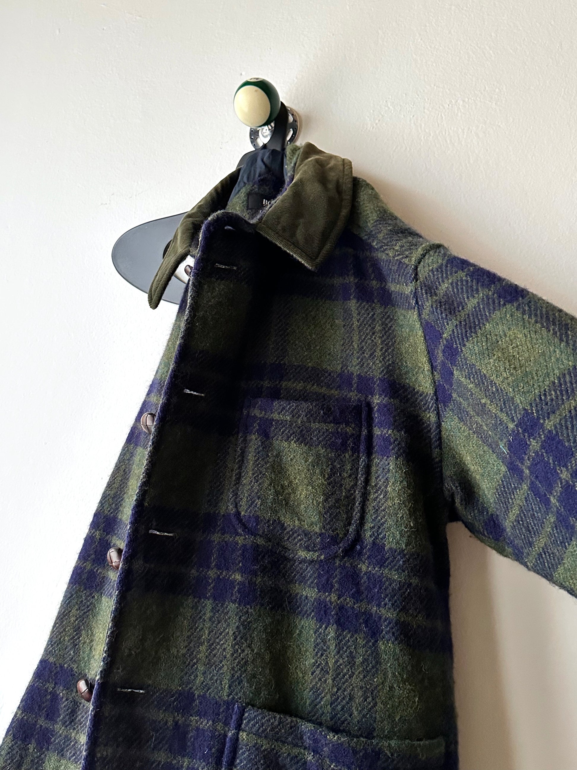 1980's Hugo Boss Chore Jacket ボス Toto Praha Vintage clothing store プラハ 古着屋 Antique shop ヴィンテージ カバーオール ウール Wool Rare レアヒューゴボス ユーロ古着 ヨーロッパ古着 ユーロヴィンテージ  Prague totototip 