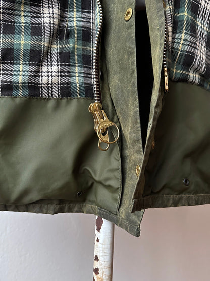 90s Barbour Border with Liner and Hood