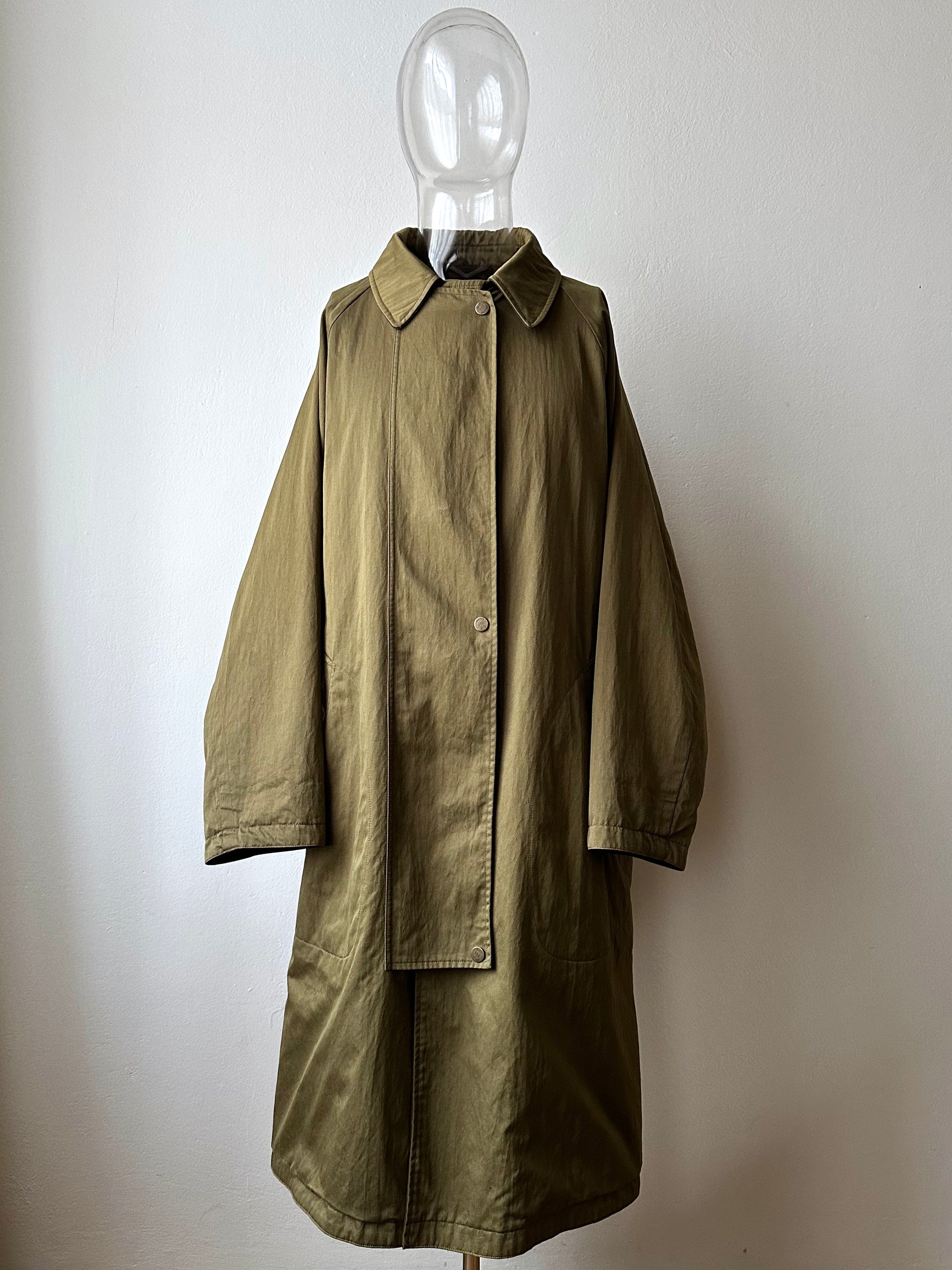 AW'90 1990's CP COMPANY Massimo osti reversible coat リバーシブル コート Vintage Toto Praha Vintage clothing store Antique shop Made in Italy Stone Island ストーンアイランド マッシモオスティ ヴィンテージ 古着屋 ユーロ古着 ヨーロッパ古着 90年代 Cotton Nylon コットン ナイロン コーデュロイ 90年 秋冬 Prague プラハ Rare レア Archive 