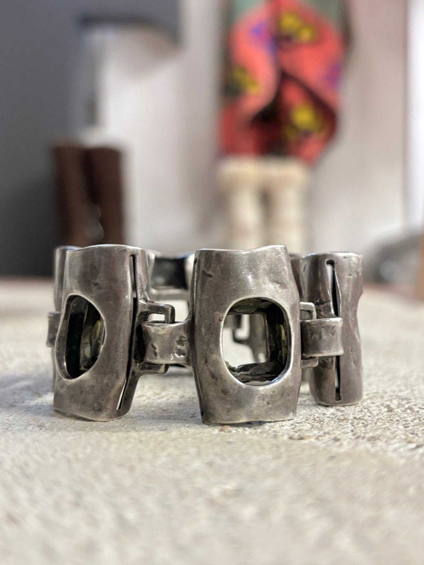 -60s German Brutalism designer bangle