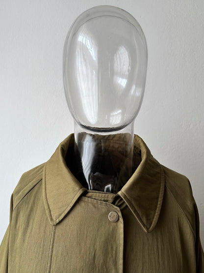 AW'90 1990's CP COMPANY Massimo osti reversible coat リバーシブル コート Vintage Toto Praha Vintage clothing store Antique shop Made in Italy Stone Island ストーンアイランド マッシモオスティ ヴィンテージ 古着屋 ユーロ古着 ヨーロッパ古着 90年代 Cotton Nylon コットン ナイロン コーデュロイ 90年 秋冬 Prague プラハ Rare レア Archive 