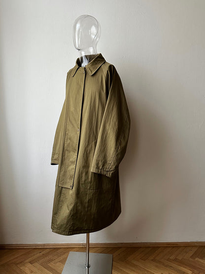 AW'90 1990's CP COMPANY Massimo osti reversible coat リバーシブル コート Vintage Toto Praha Vintage clothing store Antique shop Made in Italy Stone Island ストーンアイランド マッシモオスティ ヴィンテージ 古着屋 ユーロ古着 ヨーロッパ古着 90年代 Cotton Nylon コットン ナイロン コーデュロイ 90年 秋冬 Prague プラハ Rare レア Archive 